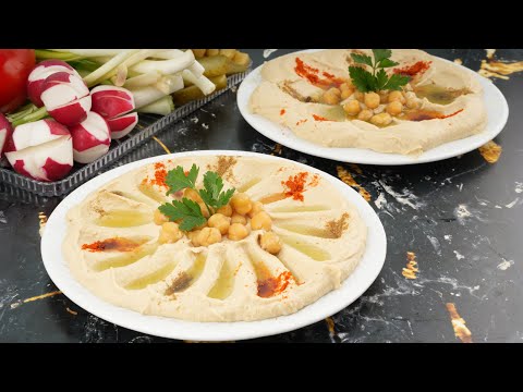 مسبحة المطاعم الحمص بالطحينة طريقة بسيطة وسهلة 