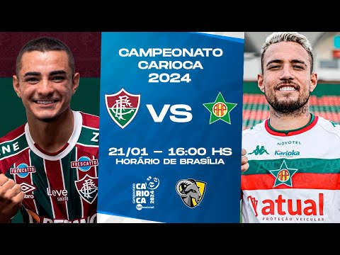 FLUMINENSE X PORTUGUESA | CAMPEONATO CARIOCA | JOGO COMPLETO