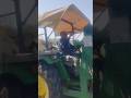 Pole Drilling Machine Tractor🚜 | Auger Hole Digging for Electric &amp; Solar Poles⚡#solarproject #shorts