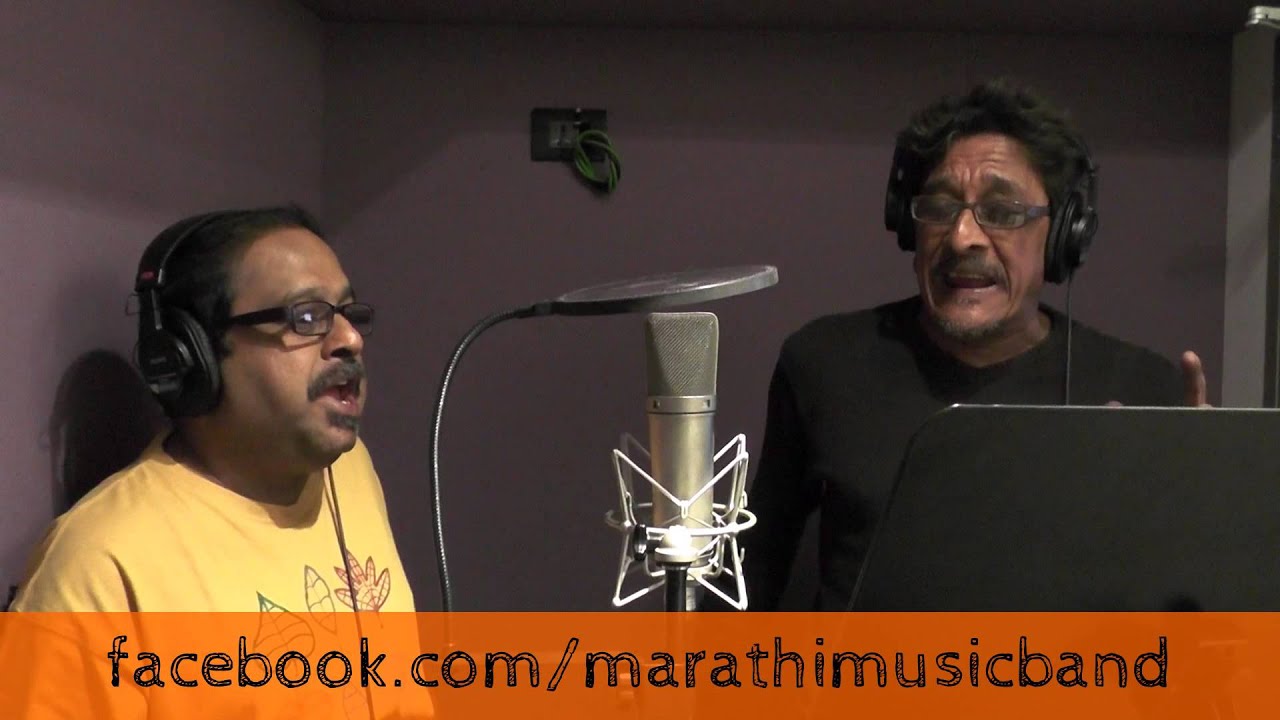 Nandu Ghanekar & Mani Mahadevan singing theme song of Marathi Music