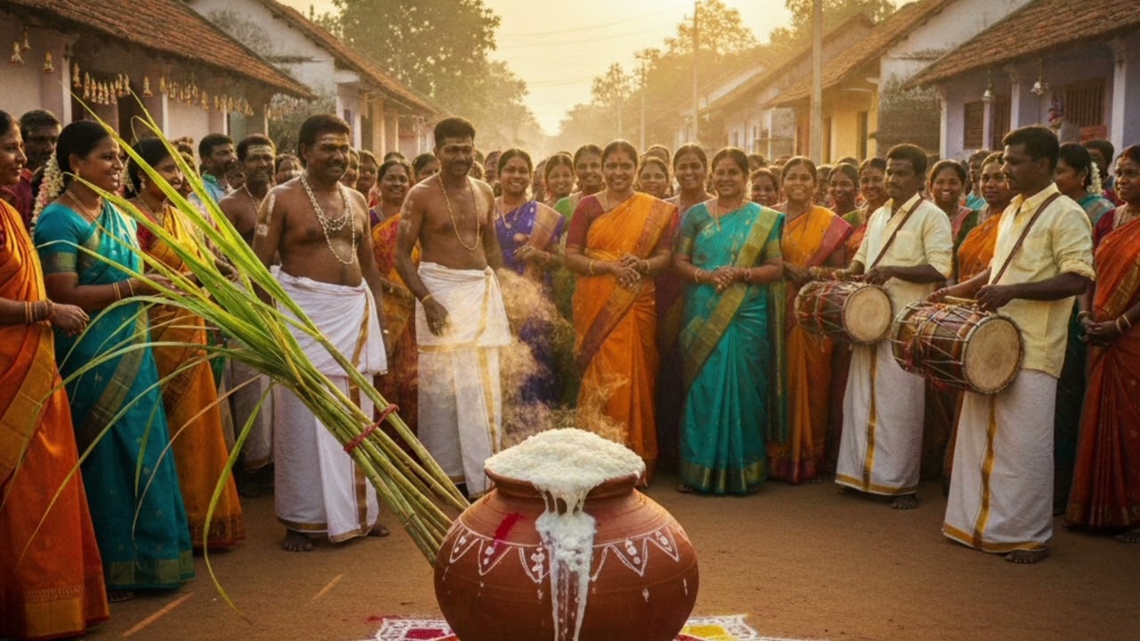 Pongal Festival Song | Madurai Mass Pongal Song | Tamil Culture Song | Pongal Village Song
