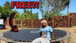 I Got a FREE Trampoline