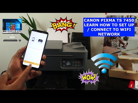 LEARN CONNECT TS7450 SET NETWORK / YouTube PIXMA UP CANON TO - WIFI HOW TO