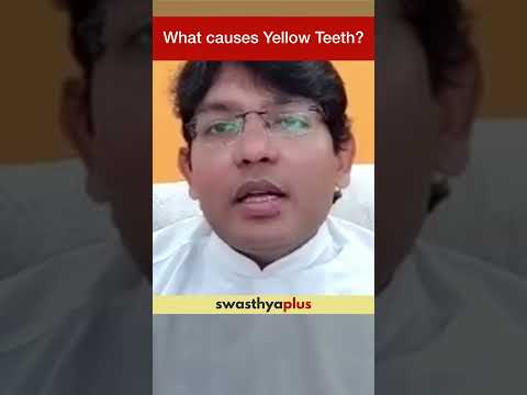 What are the causes Yellow Teeth? | Oral Care | Dr P Vimal Kumar | #Shorts