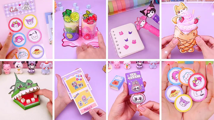 TOP 30+ DIY Creative Craft Ideas You can Make in 5 mins，DIY Sanrio Paper Blind Bag | Tiny DIY Craft thumbnail