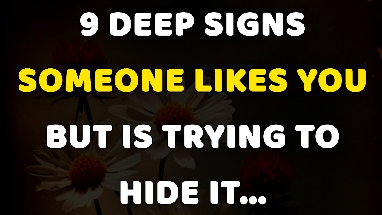 9 Deep Signs Someone Likes You But Is Trying to Hide It | Psychology Amazing Facts | @mindfactus 