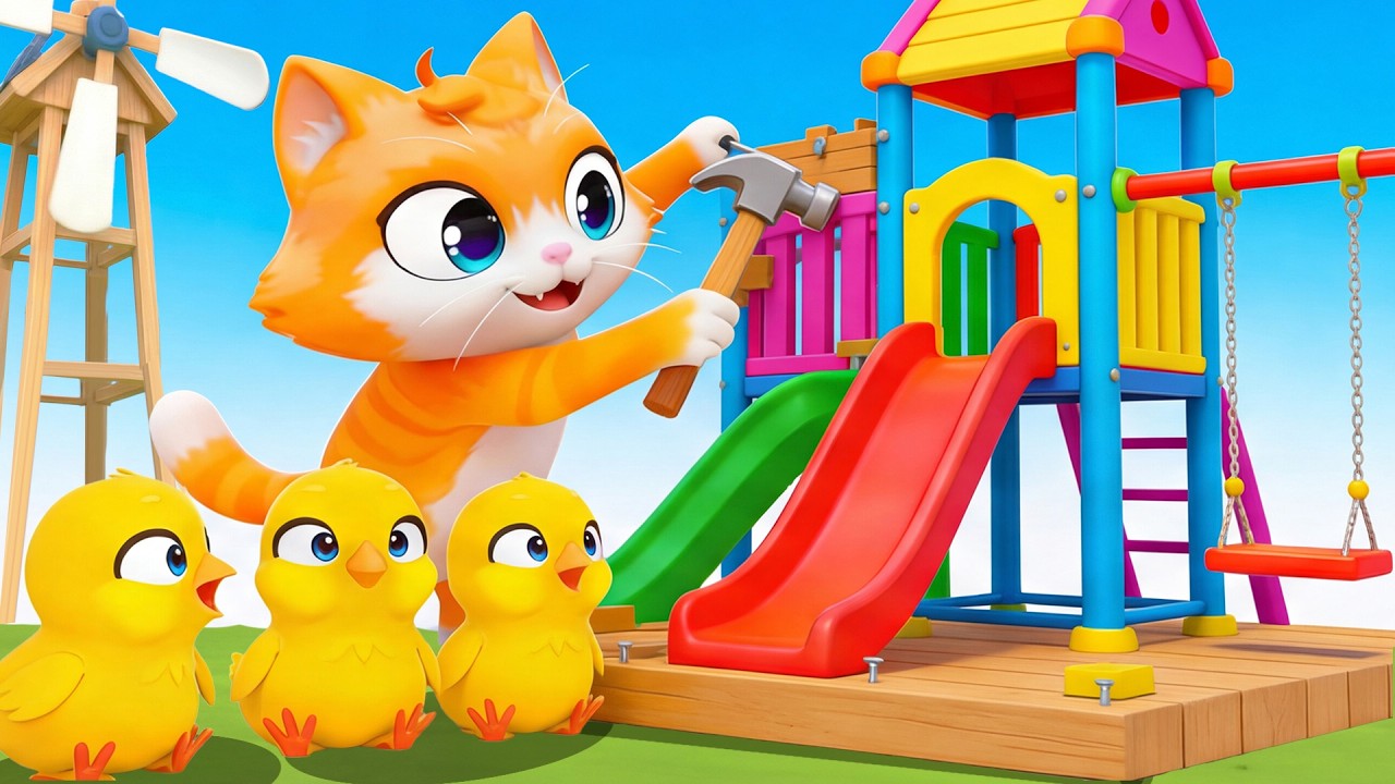 Building a SECRET Playground For The Chickie Friends!