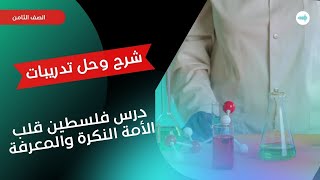 شرح و حل درس فلسطين قلب الأمة النكرة والمعرفة | اللغة العربية| الصف السابع | الفصل الأول@almayaredu