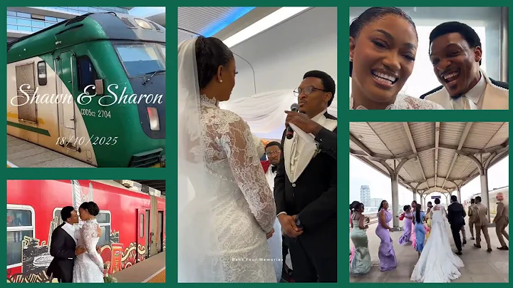 Watch How Shawn Faqua and Sharon Maduekwe Spinned Nigeria's First Wedding on a Moving Train