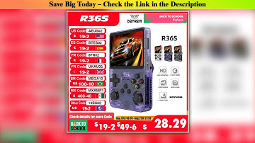 Top BOYHOM Open Source R36S Retro Handheld Game Console Linux System 35 Inch IPS Screen Portable