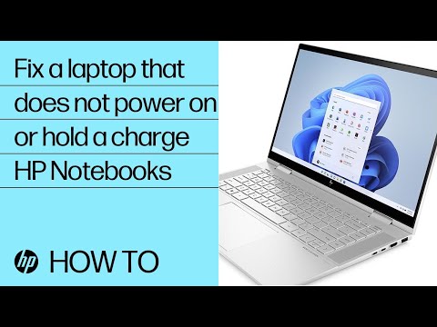 How to fix an HP Notebook that does not power on or hold a charge | HP Support