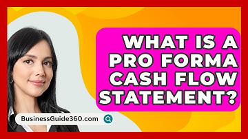 What Is A Pro Forma Cash Flow Statement? - BusinessGuide360.com