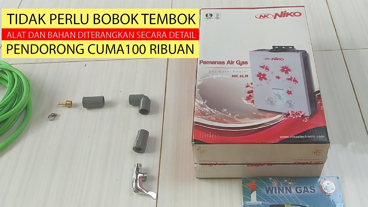 Cara Pasang Pompa Pendorong Water Heater