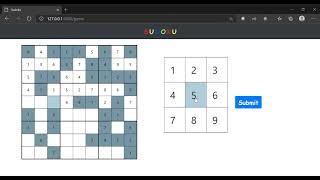 CS50 Final Project - Sudoku Web App