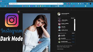 Insta Dark Mode 2020 | How To Enable Instagram Dark Mode On PC | Turn On Instagram Dark Theme 2020 screenshot 1