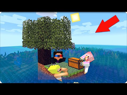 🌊В ОКЕАНЕ Майнкрафт, но ШЕДИ НУБ И ДЕВУШКА НА ОДНОМ БЛОКЕ ВЫЖИВАЮТ В МАЙНКРАФТ 100 ТРОЛЛИНГ ЛОВУШКА