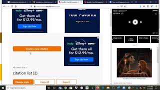 Using EasyBib to format your Annotated Bibliography