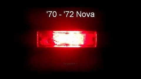 1970 - 1972 Nova Sequential LED Tail Lights by Easy Performance Products