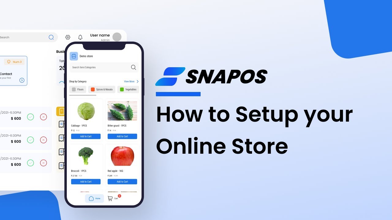 How to set up your online store on SNAPOS | Tutorial Video | Get POS ...
