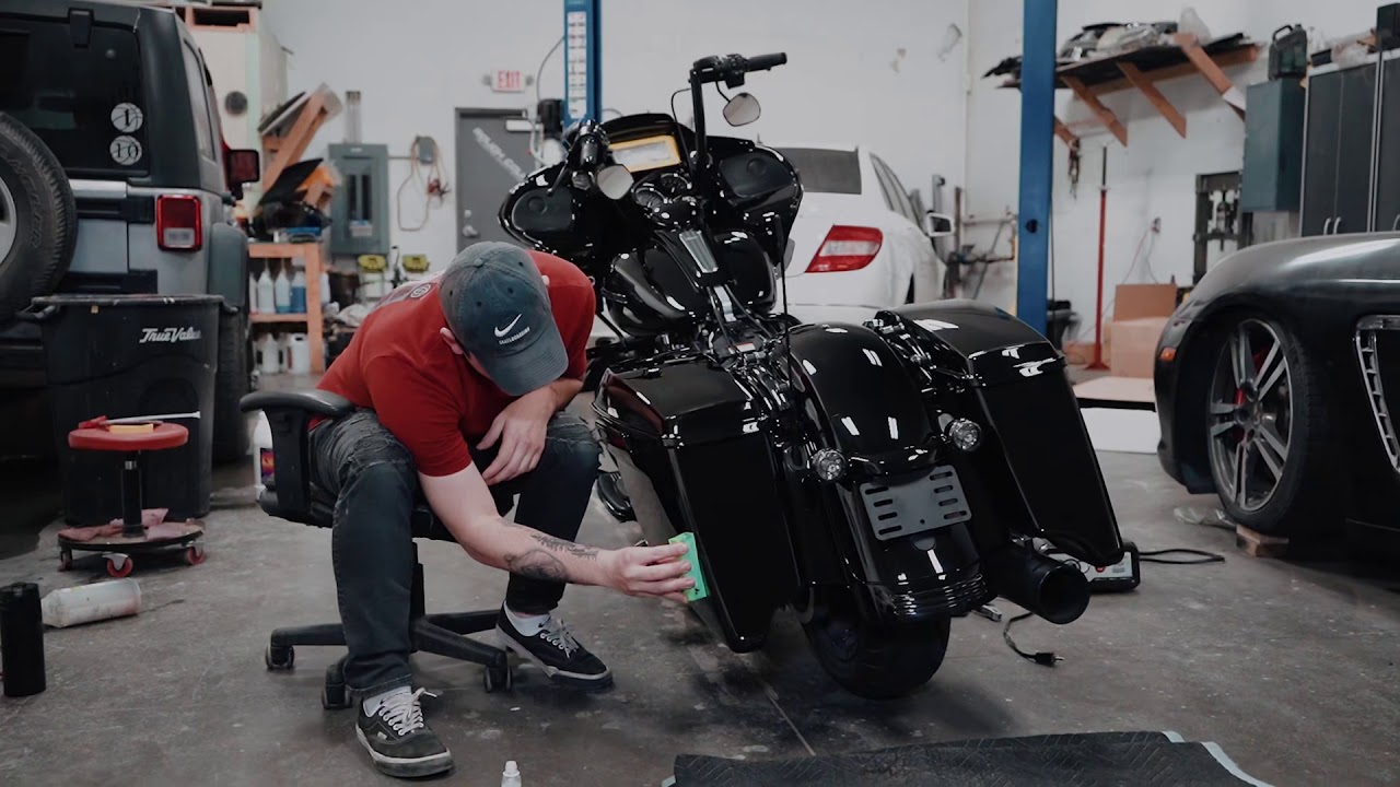 Ceramic Coating & Paint correction on a Harley Davidson YouTube