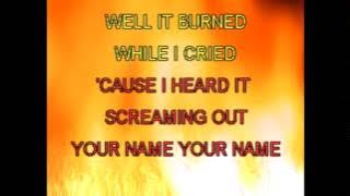 Set Fire to the Rain - Adele - Karaoke Lyrics - Lower key for male CDG