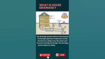 What is the House Drainage system.#construction #drainage #pipeline #civilengg