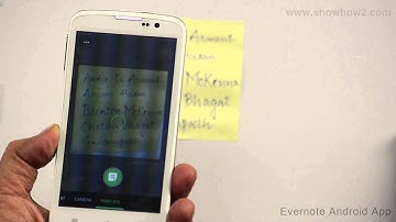 Evernote Android App - How To Digitize Your Post-It Notes