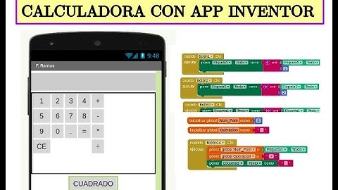 Calculadora con APP INVENTOR 2