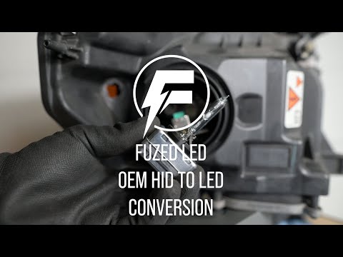 Factory HID headlight to LED Conversion: How to install