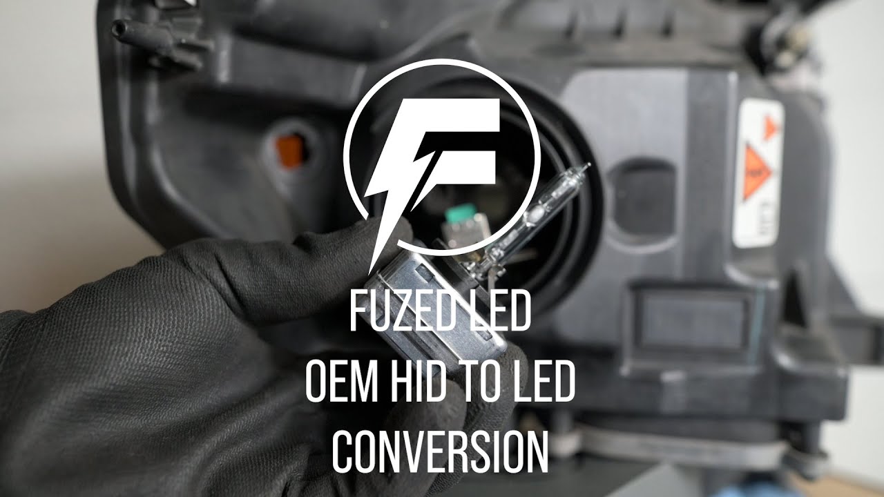 Factory HID headlight to LED Conversion: How to install 