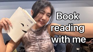 4K book reading with bunnybrownie in coffee shop #tanskin #seethrough