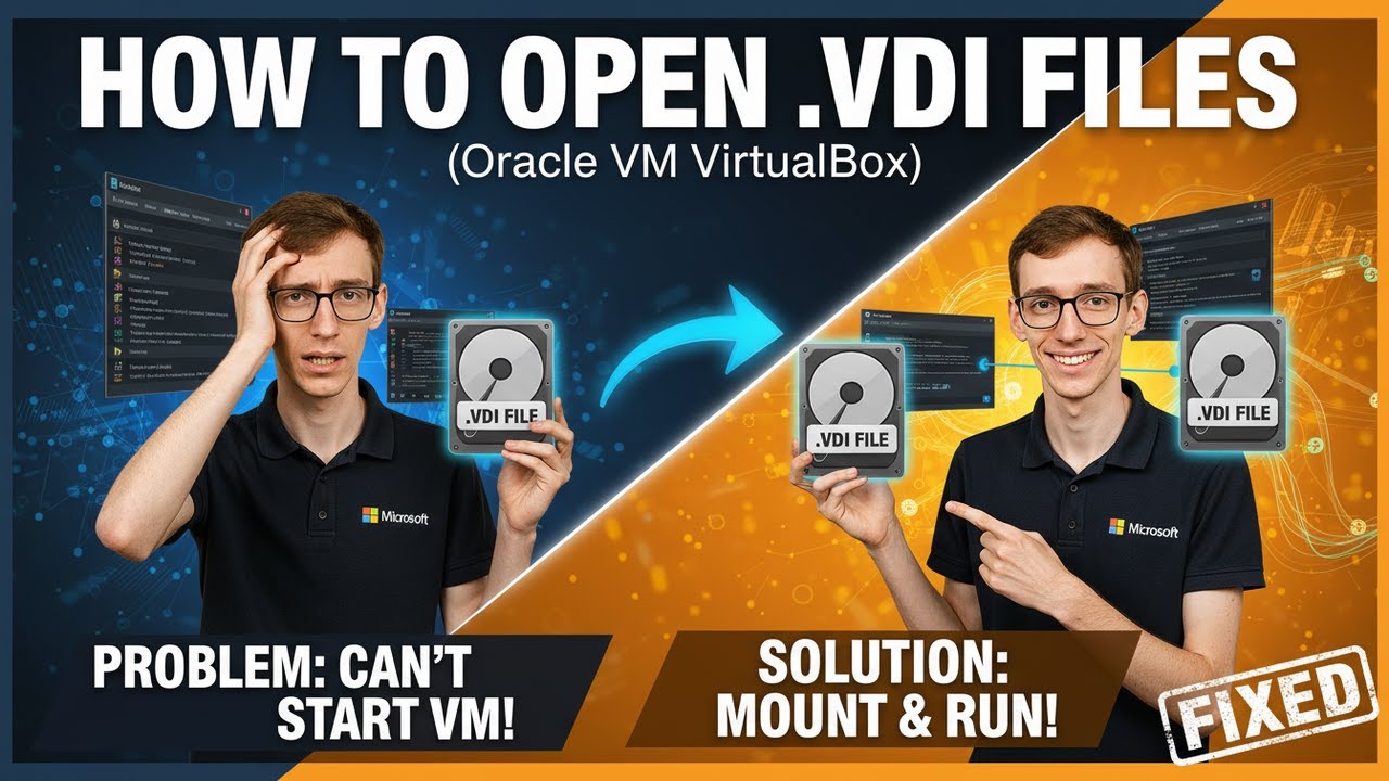 Vdi Files How to Open VDI Files (Oracle VM VirtualBox) - YouTube