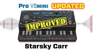 Behringer Pro VS Mini Firmware-update V1.1.1