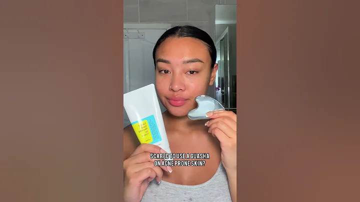 GUASHA HACK FOR OILY SKIN😳 #shorts #shortsvideos #guasha