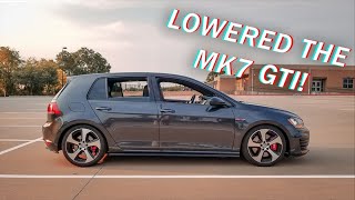 An Easy Way to Lower a Mk7 GTI  H&R Springs
