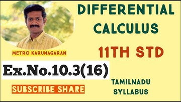 11th Std Maths Ex.10.3(16) Differentiate s(t)= 4√ (t^3+1)/(t^3-1)