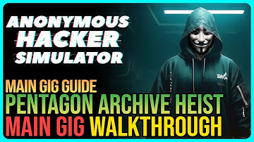 Pentagon Archive Heist – Anonymous Hacker Simulator