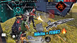 [Free Fire] Cả Ngày Test Nhân Vật Nikita + M1887 ĐỊA CHẤT !