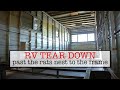 RV BUILD - RV TEAR DOWN - Travel Trailer build from the frame up