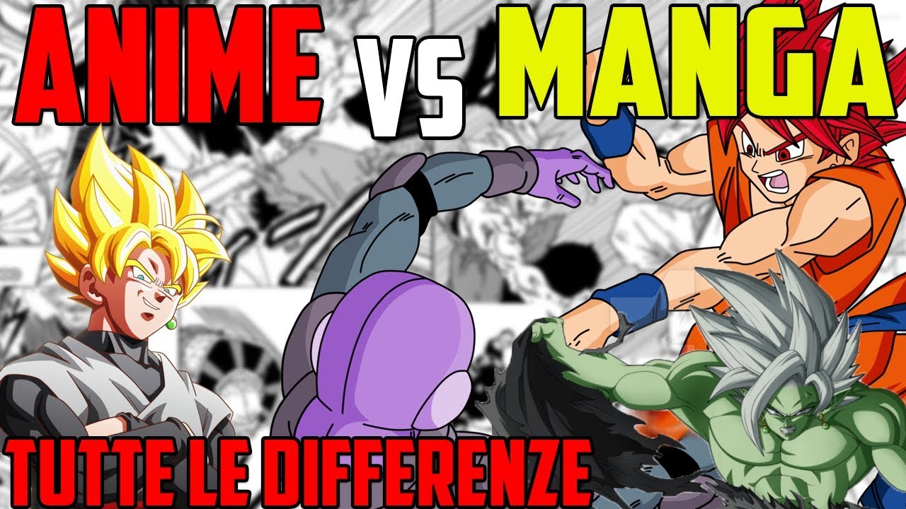DIFFERENZE TRA IL MANGA E L'ANIME DI DRAGON BALL SUPER!😱 Quale