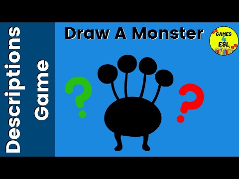 ESL Description Game | Draw A Monster
