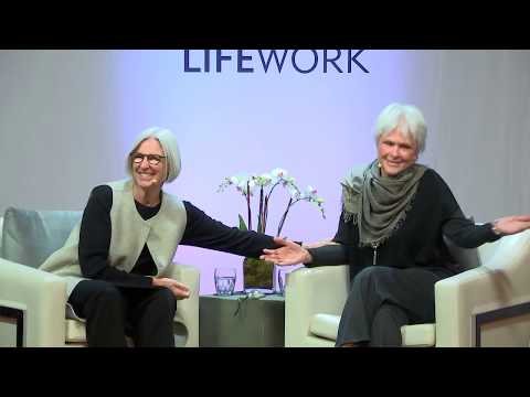 Eileen Fisher and Byron Katie Share a Funny Moment