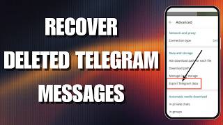 How to Recover Deleted Telegram Messages on iPhone (Easy)