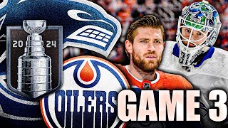 ARTURS SILOVS STEALS THE VICTORY: BROCK BOESER & ELIAS LINDHOLM HELP CANUCKS BEAT OILERS (Game 3)