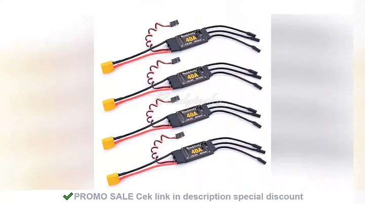 Readytosky 40A 2-4S ESC Speed Controller With UBEC 5V 3A For RC FPV Quadcopter RC Airplanes Helicopt