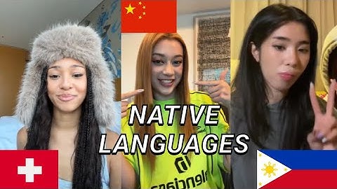 KATSEYE members speaking in their native languages