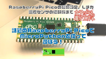 話題のRaspberryPi PicoでMicroPythonを使って遊ぼう！   女子だらけの電子工作
