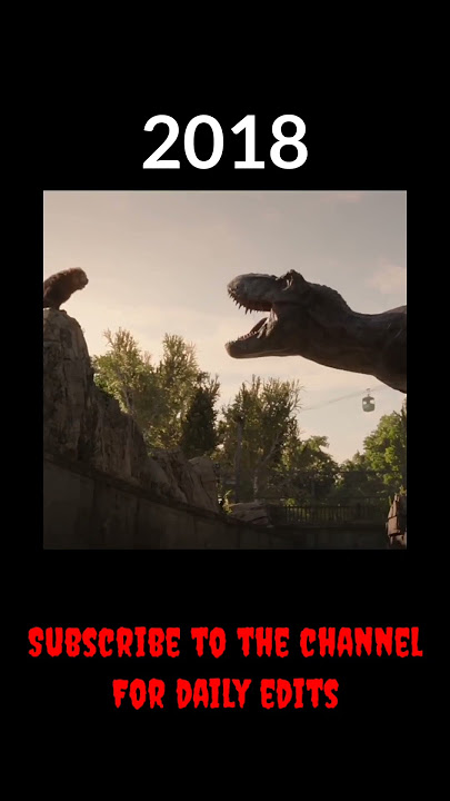 #Evolution of Jurassic Park 1993 vs 2001 vs 2018 #evolution #shorts #BadRomance