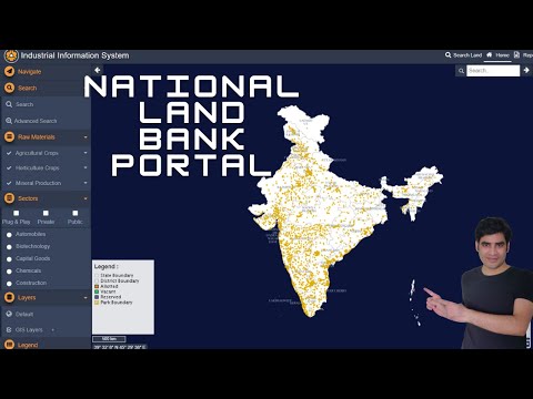 National land bank portal India : Find industrial plots online | Industrial Information System