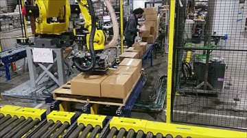 Right Stuff Equipment. Fanuc Robotic Palletizing